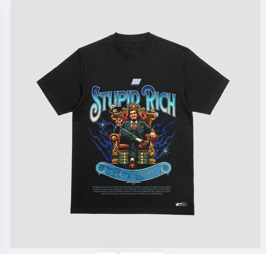 Short Sleeve STUPID RICH T-shirts